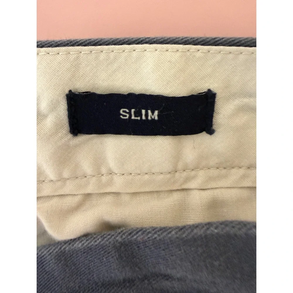 J. Crew Flex Slim Blue Chino Pants Mens W32 L30‎